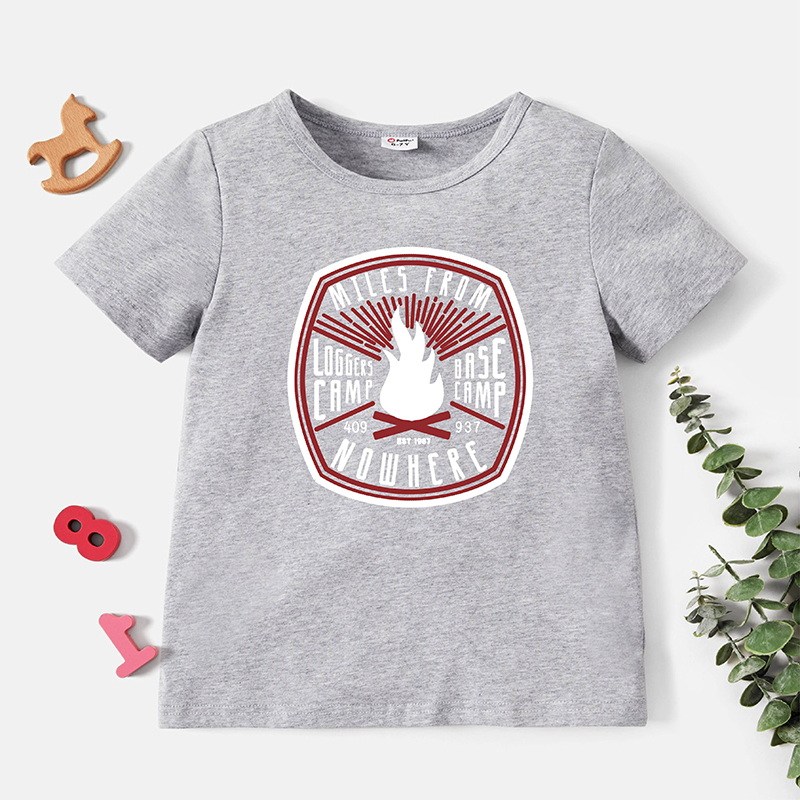 

Kids Graphic Light Grey Short-sleeve Tee
