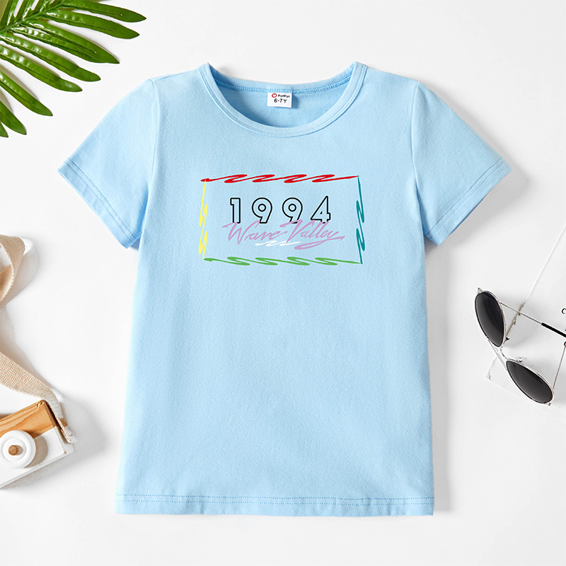 

Kids Graphic Light blue Short-sleeve Tee