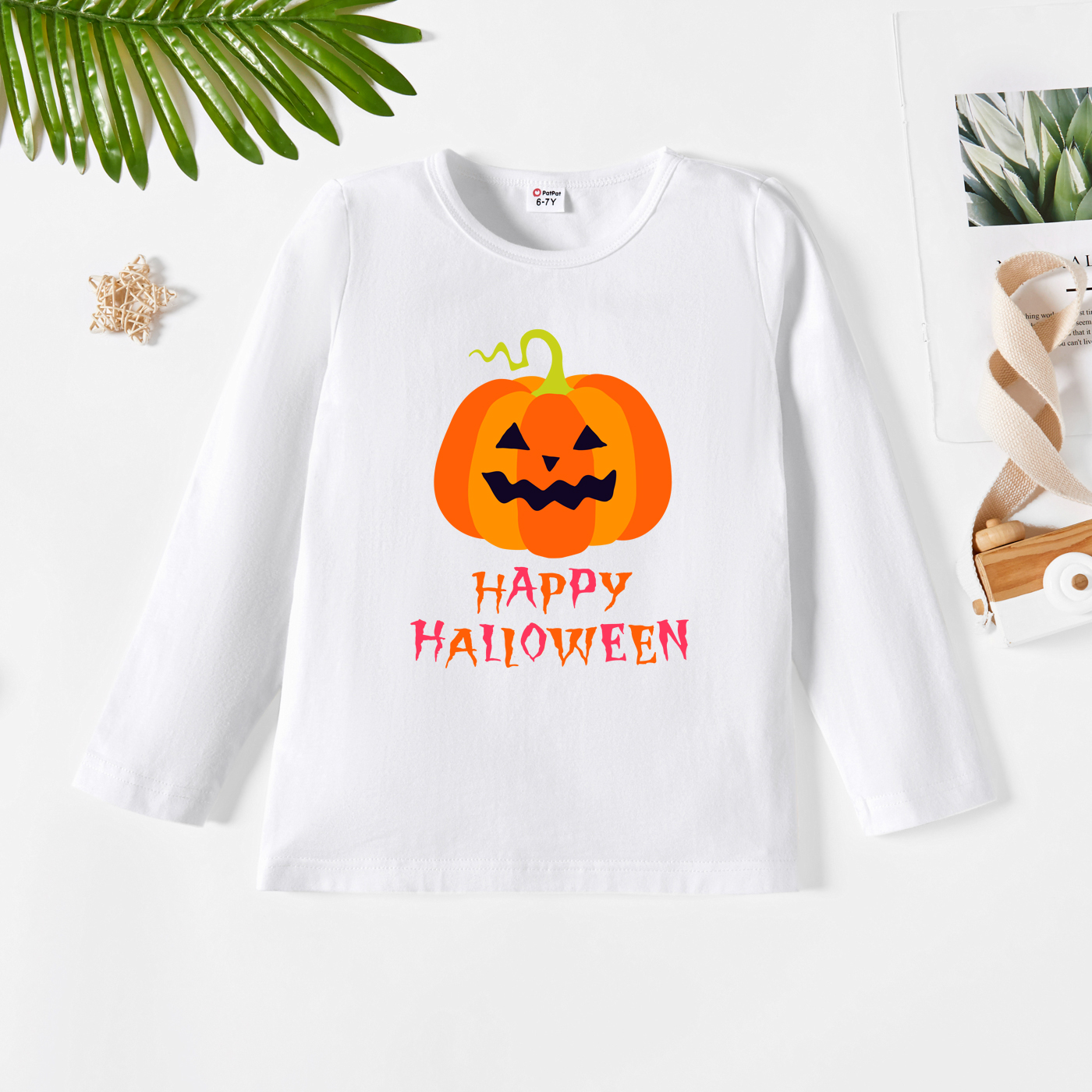 

Kids Graphic White Long-sleeve Tee