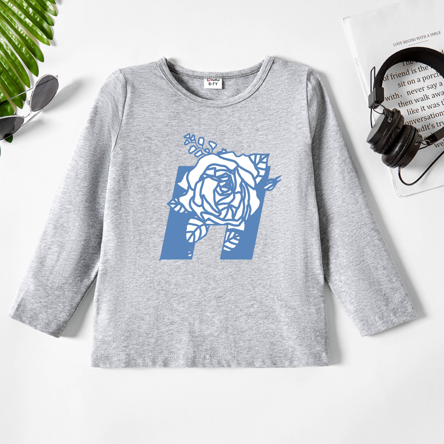 

Kids Graphic Light gray Long-sleeve Tee