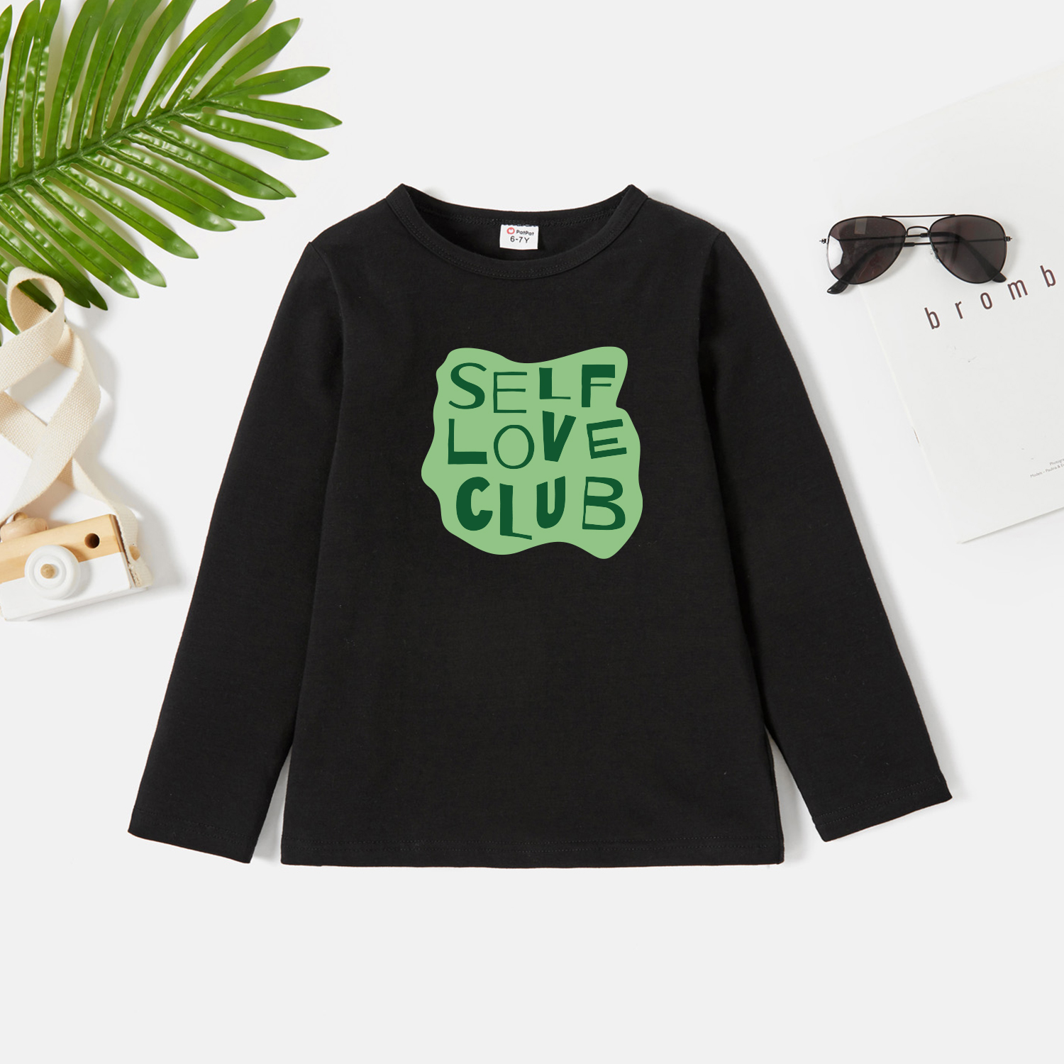 

Kids Graphic Dark Black Long-sleeve Tee