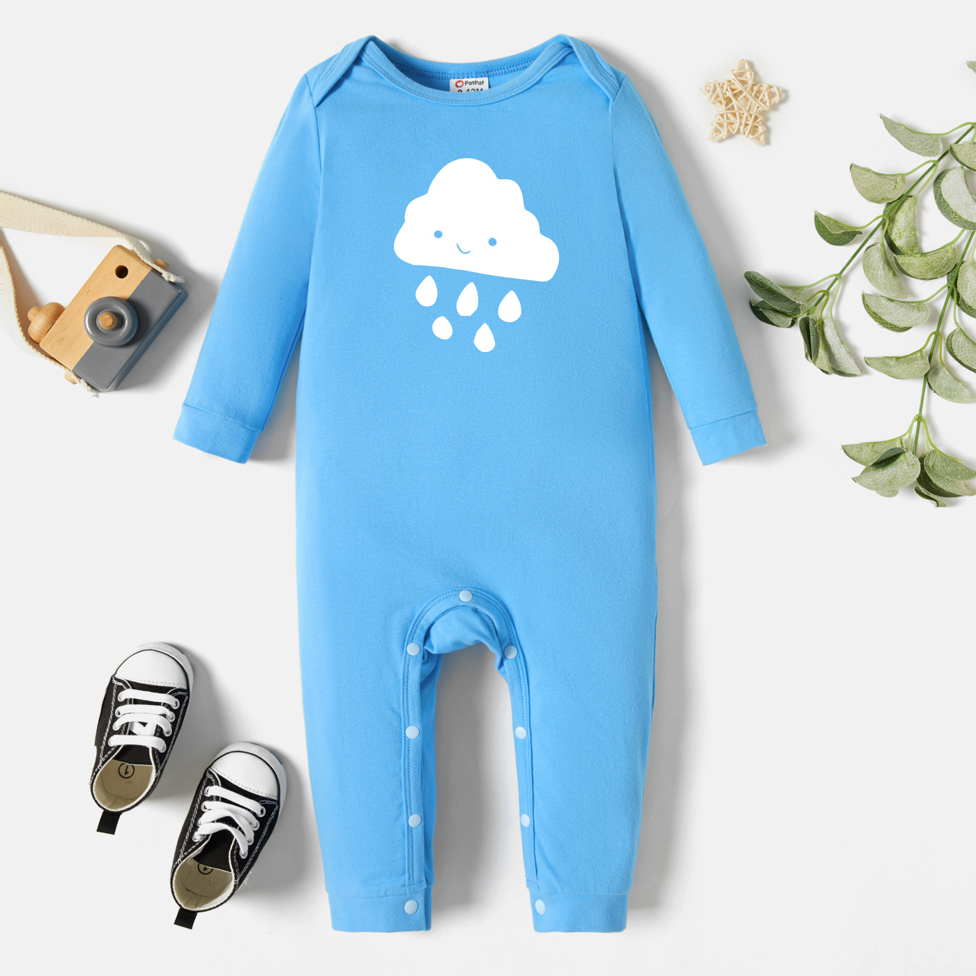 

Baby Graphic Long-sleeve Jumpsuit