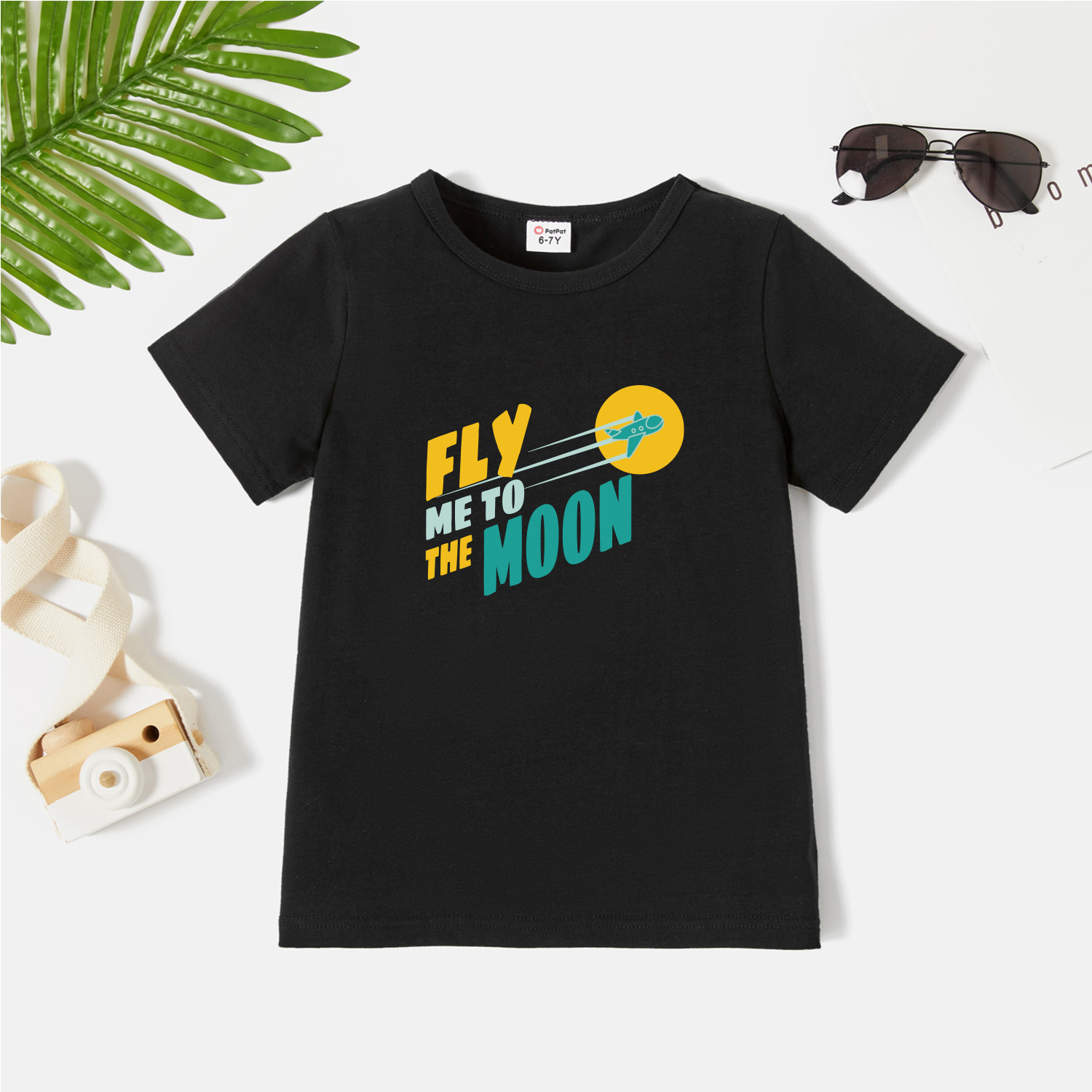 

Kids Graphic Dark Black Short-sleeve Tee