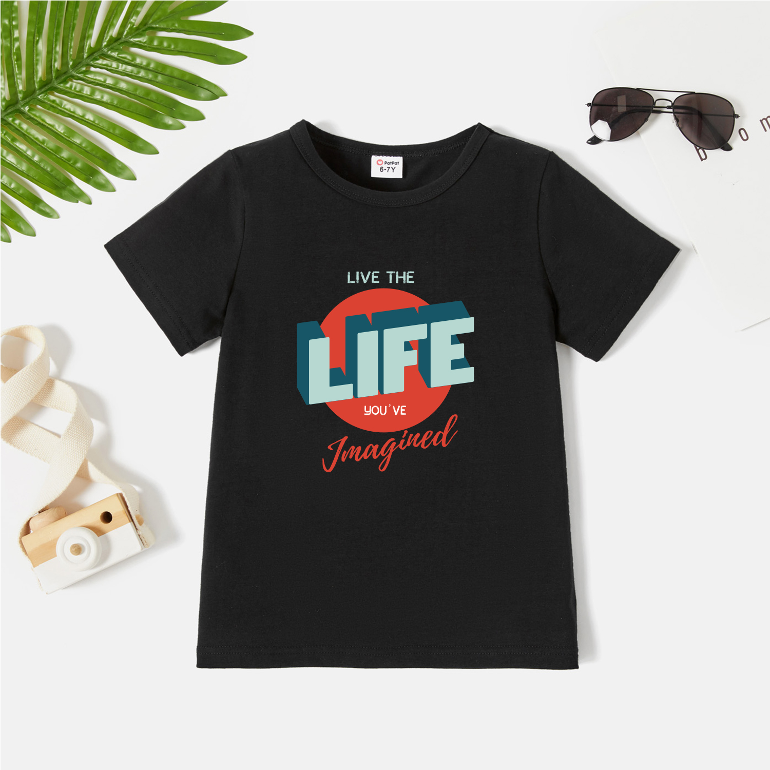 

Kids Graphic Dark Black Short-sleeve Tee