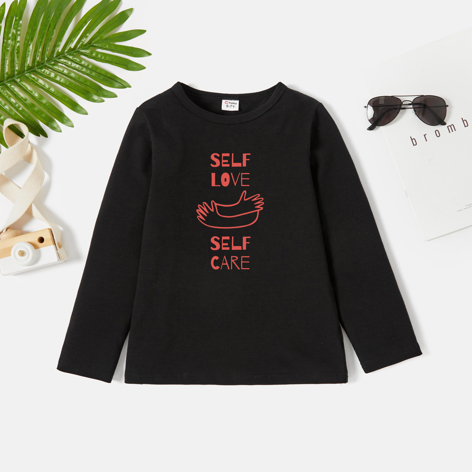 

Kids Graphic Dark Black Long-sleeve Tee