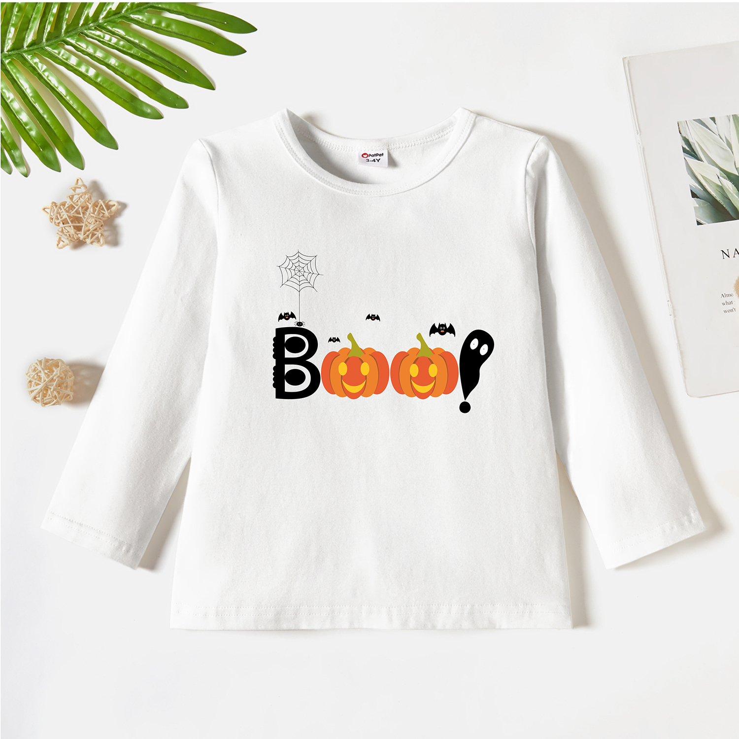 

Toddler Graphic White Long-sleeve Tee