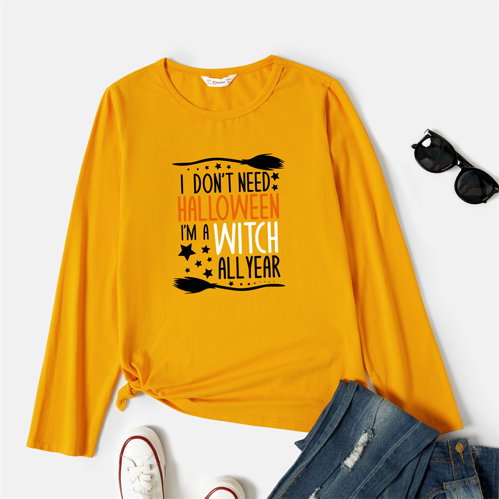 

Graphic Ginger Long-sleeve Round-collar Tee for Women