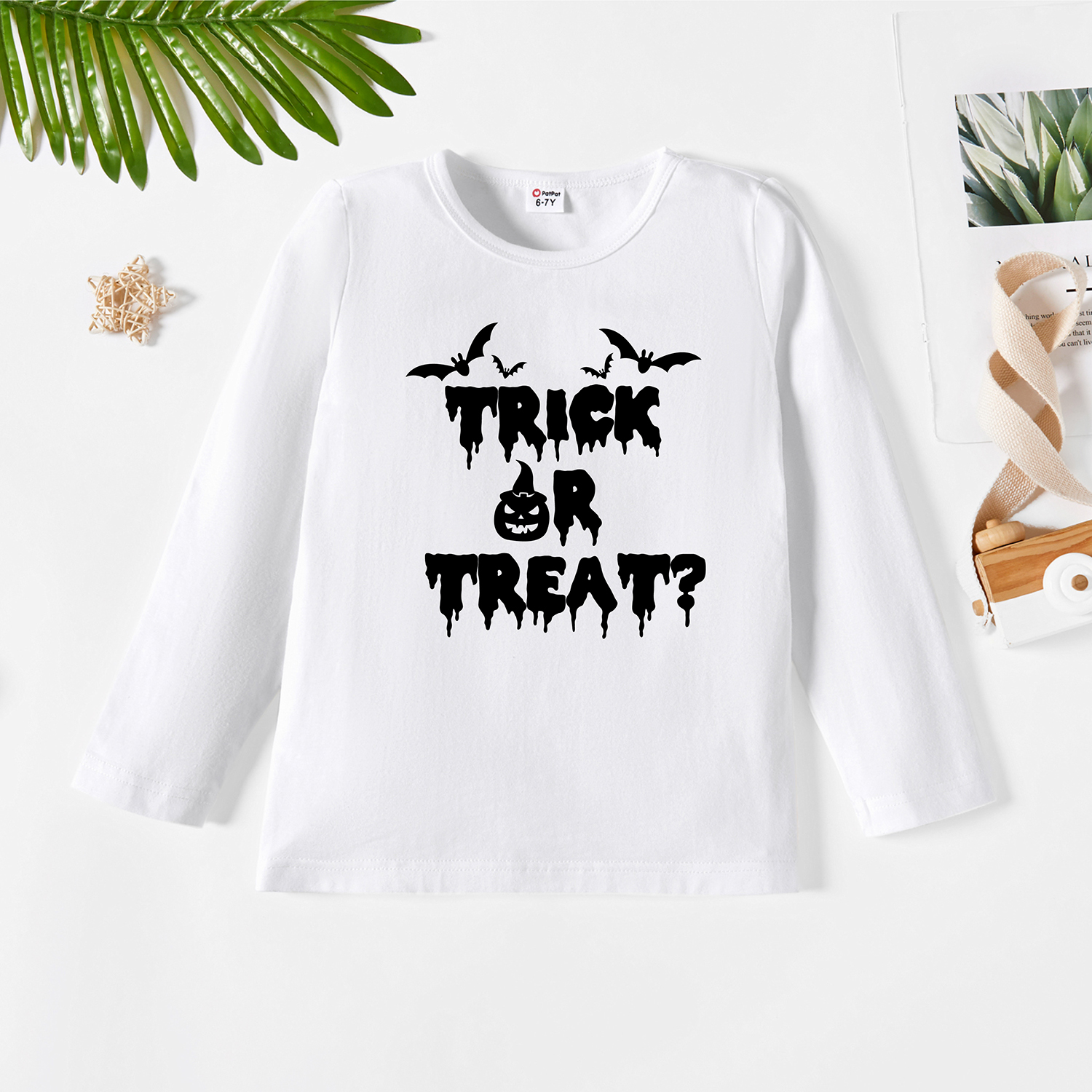 

Kids Graphic White Long-sleeve Tee