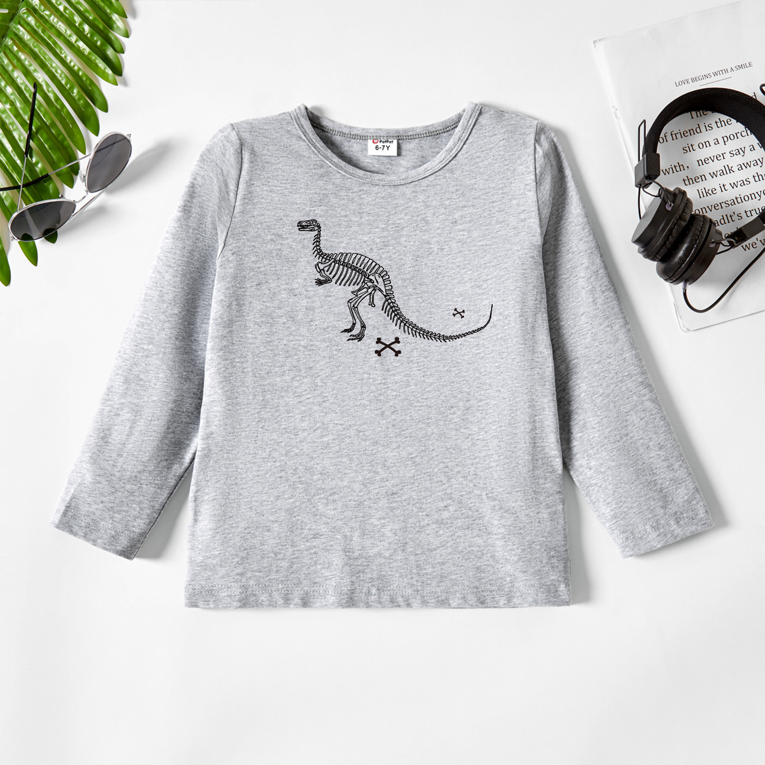 

Kids Graphic Light gray Long-sleeve Tee
