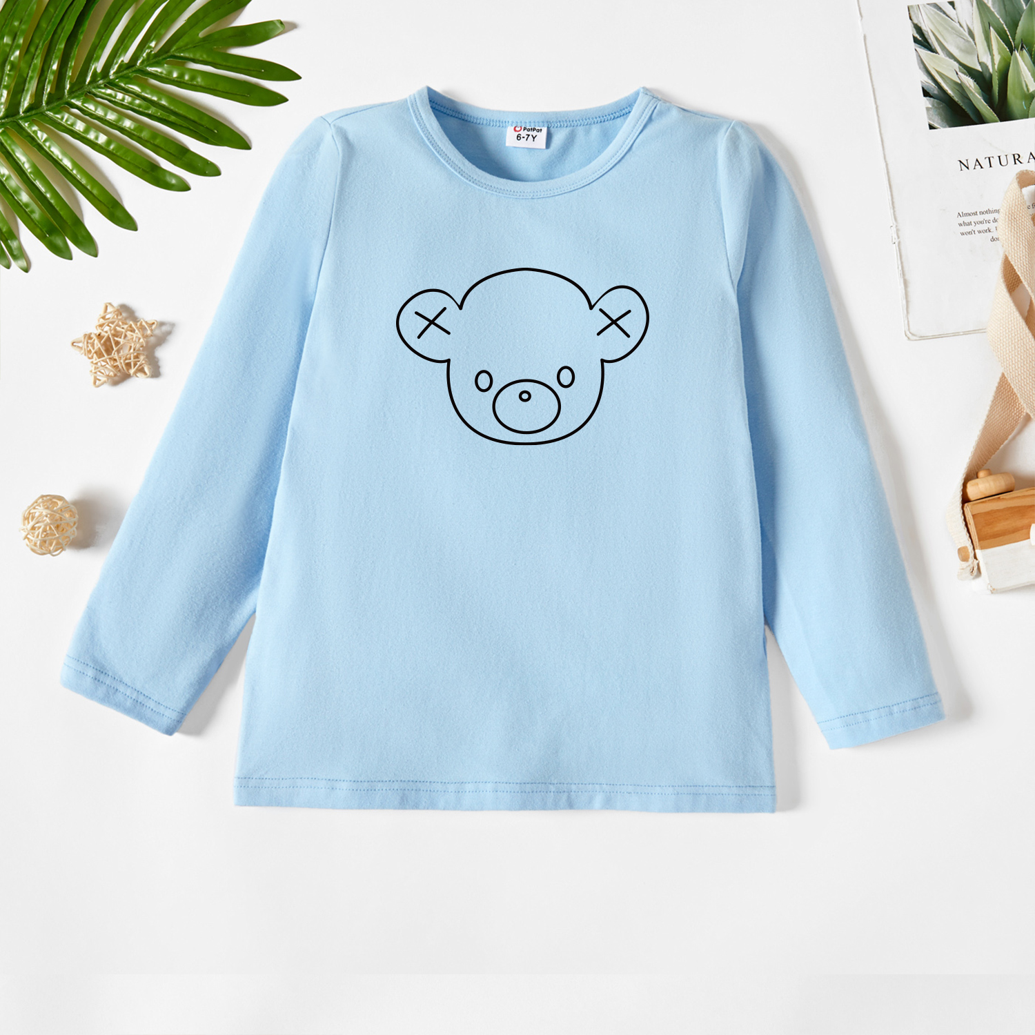 

Kids Graphic Light blue Long-sleeve Tee