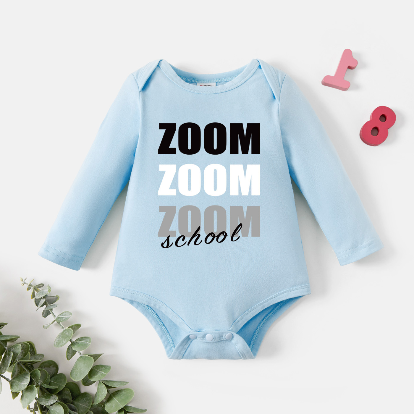 

Baby Graphic Long-sleeve Romper