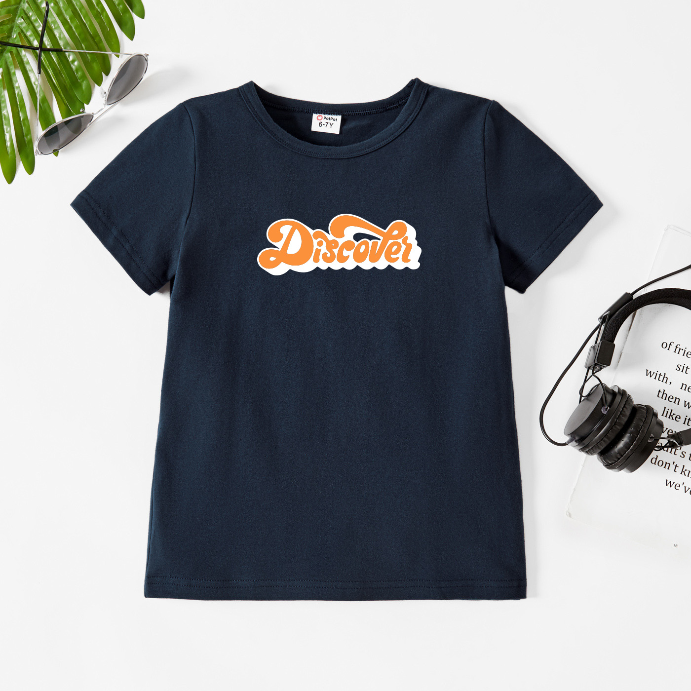 

Kids Graphic Dark Blue Short-sleeve Tee