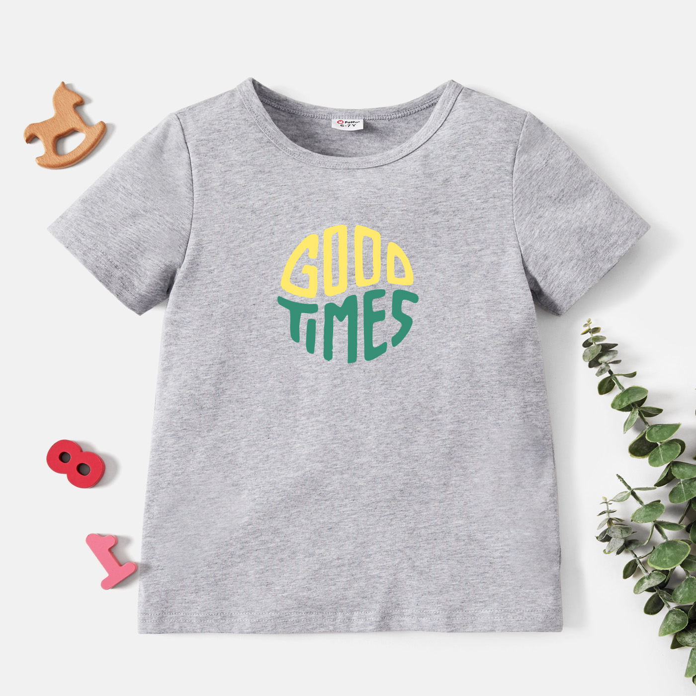 

Kids Graphic Light Grey Short-sleeve Tee