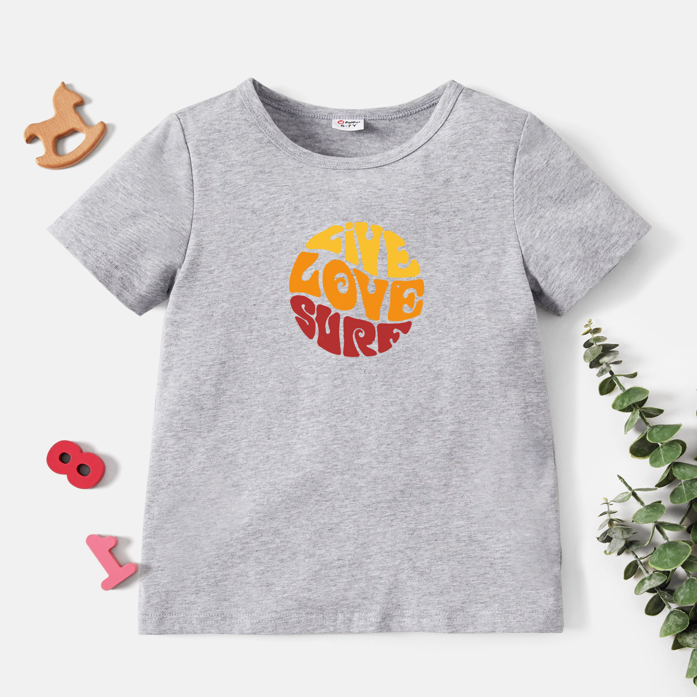 

Kids Graphic Light Grey Short-sleeve Tee
