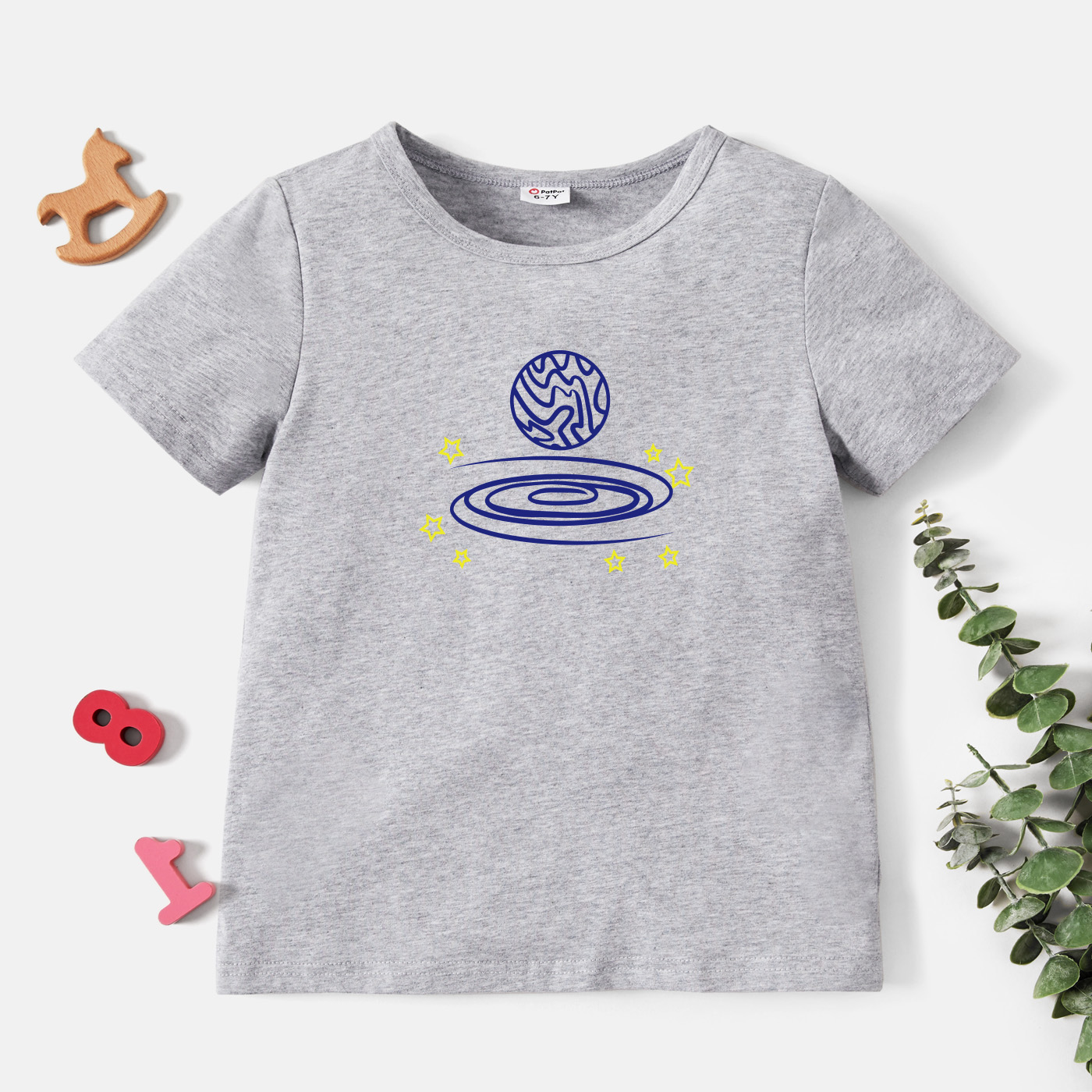 

Kids Graphic Light Grey Short-sleeve Tee