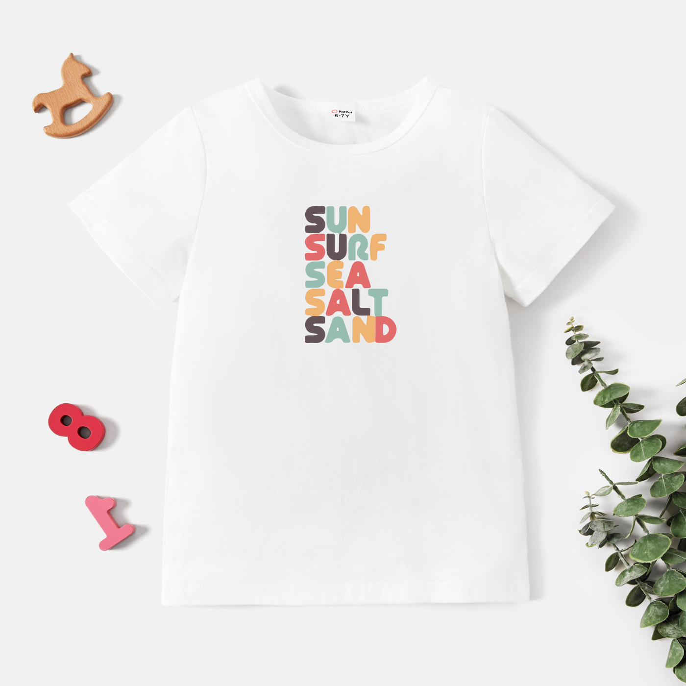 

Kid Graphic Letter Print Short-sleeve Tee