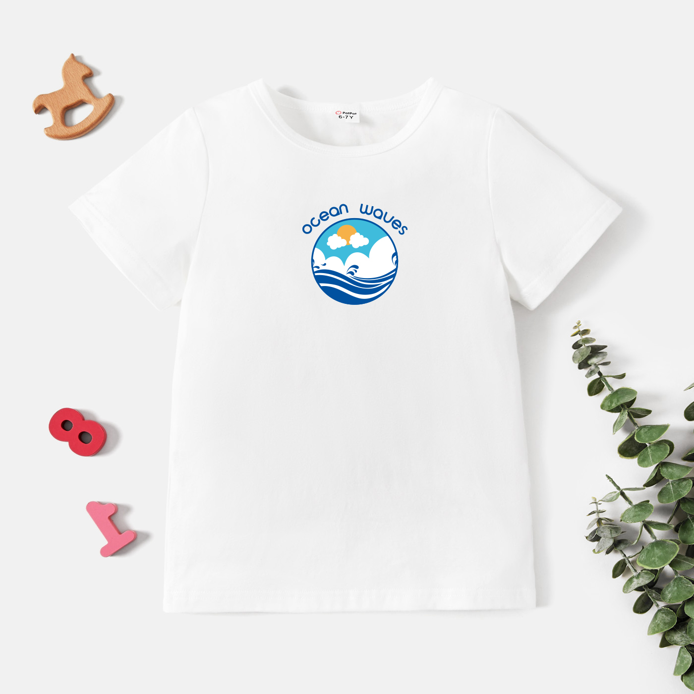 

Kids Graphic White Short-sleeve Tee
