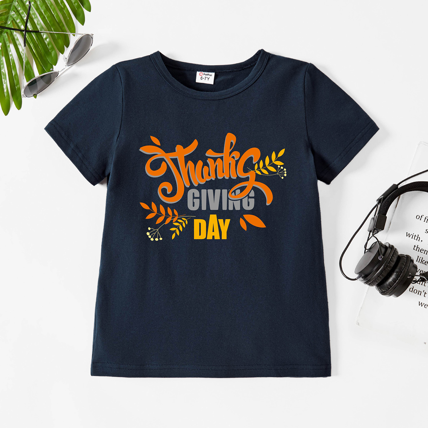 

Kids Graphic Dark Blue Short-sleeve Tee
