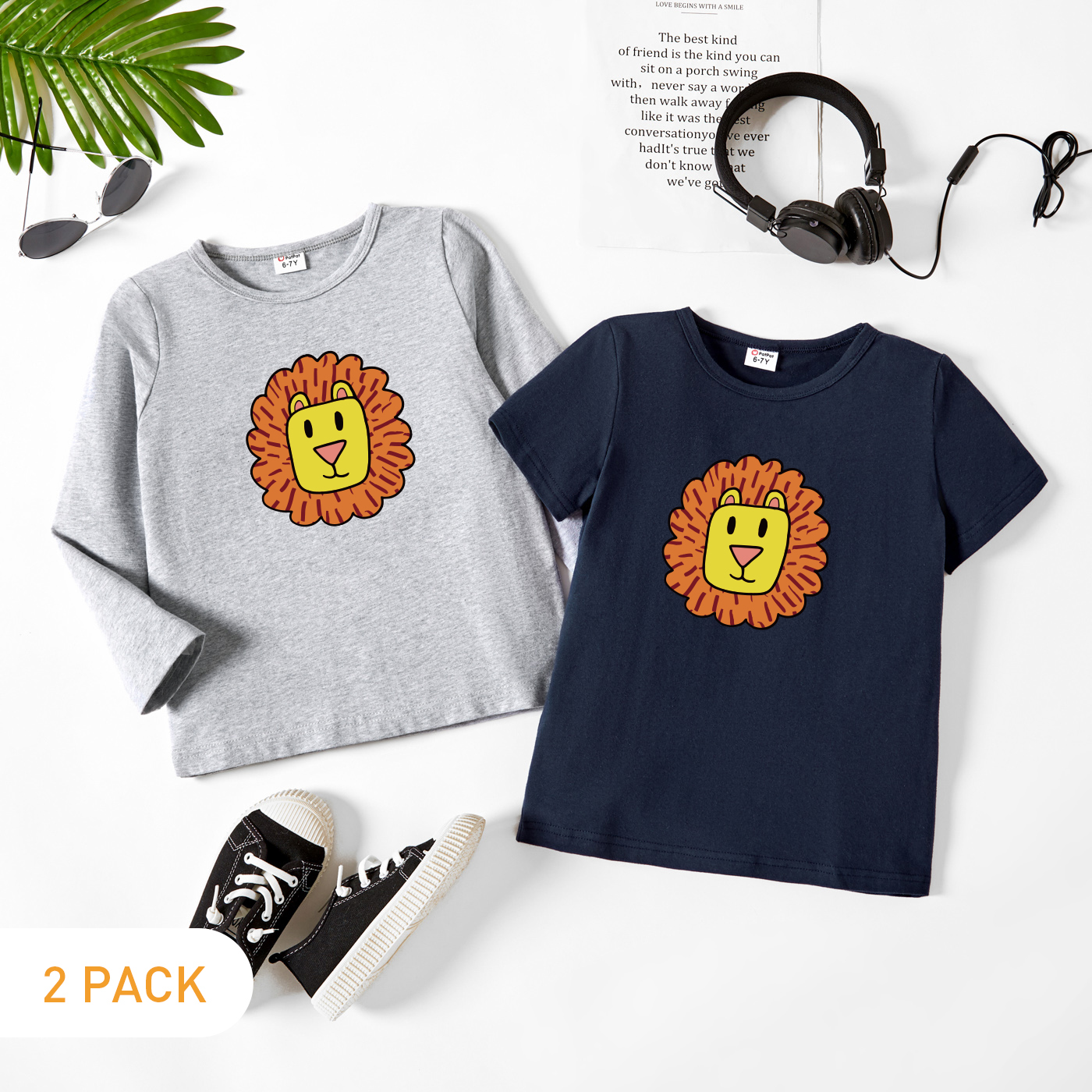 

2-Pack Kids Graphic Tee Set