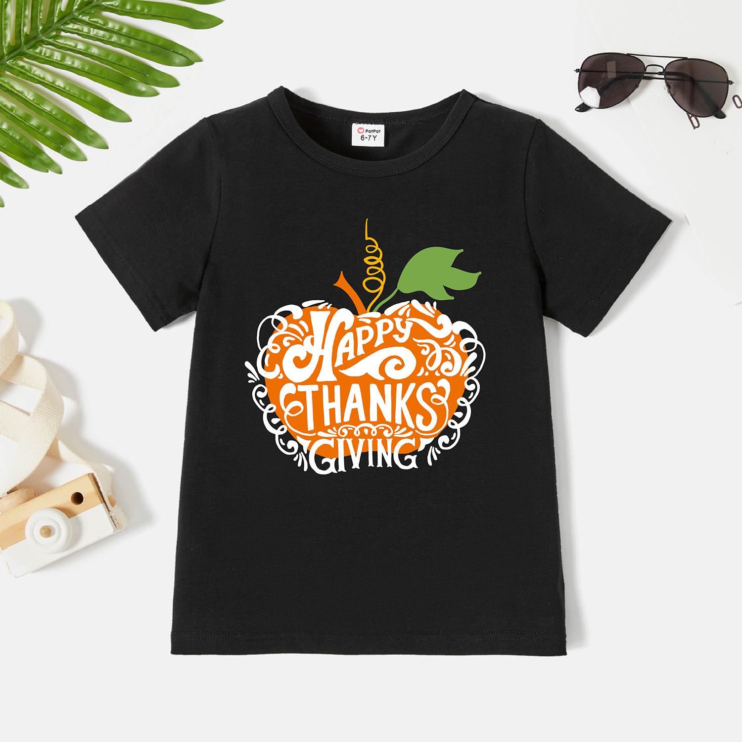 

Kids Graphic Dark Black Short-sleeve Tee