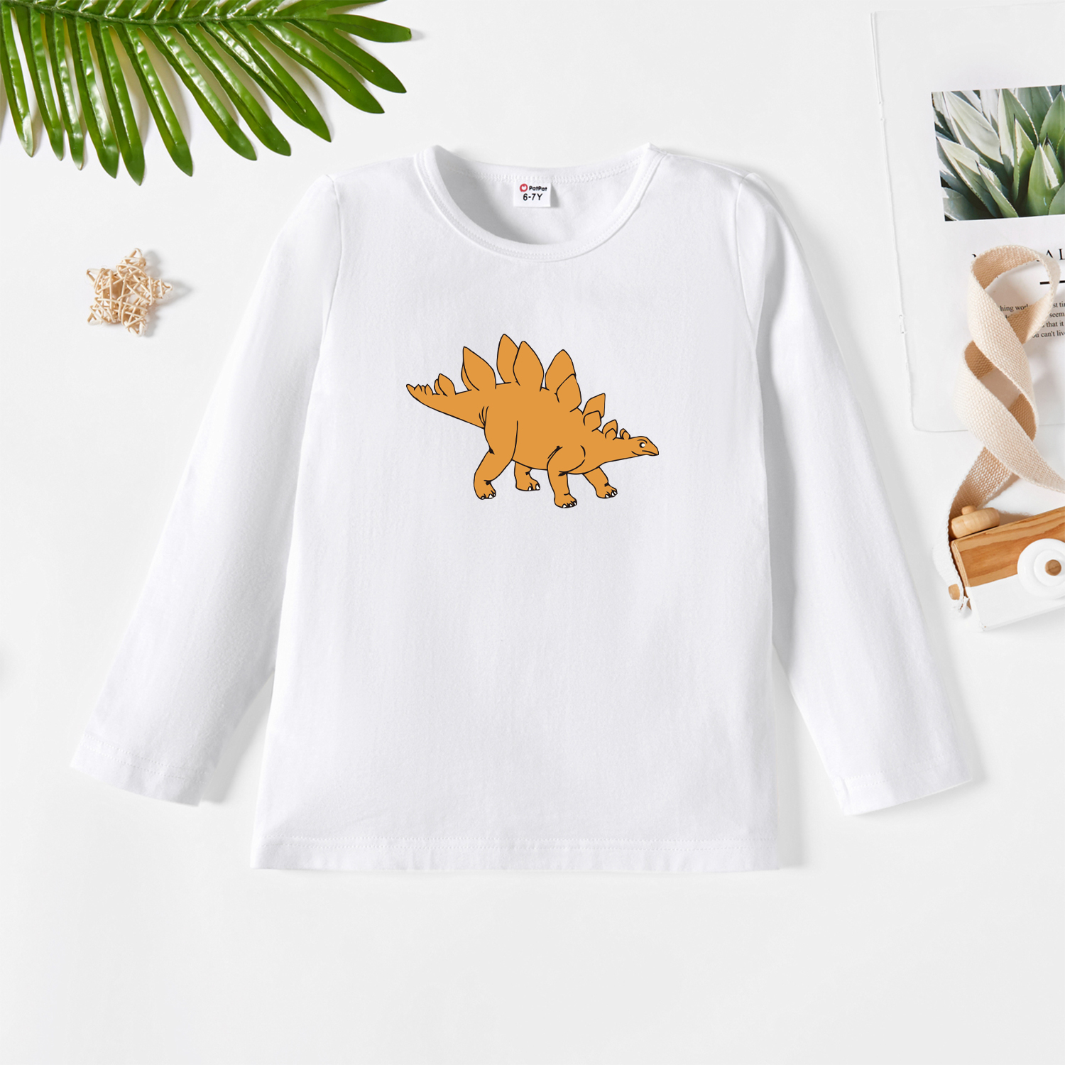 

Kids Graphic White Long-sleeve Tee
