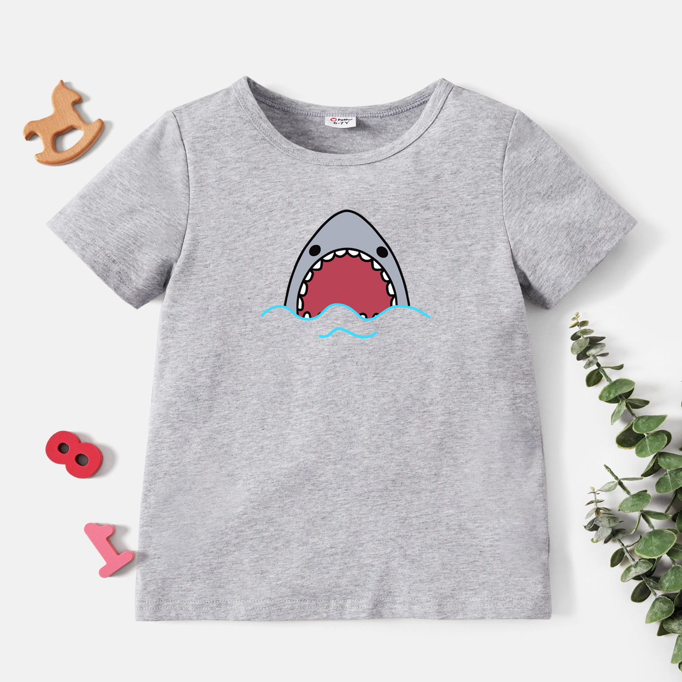 

Kids Graphic Light Grey Short-sleeve Tee