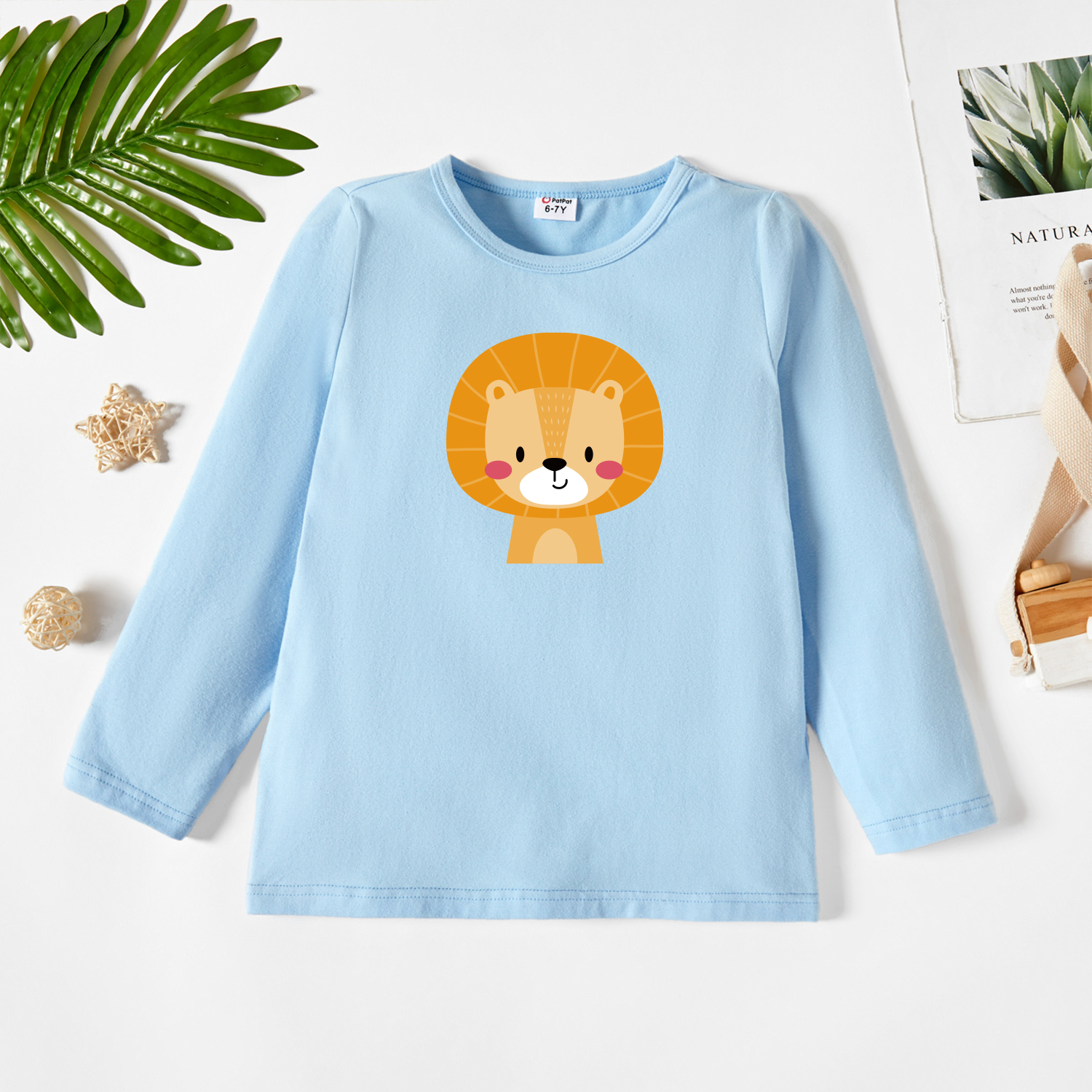 

Kids Graphic Light blue Long-sleeve Tee