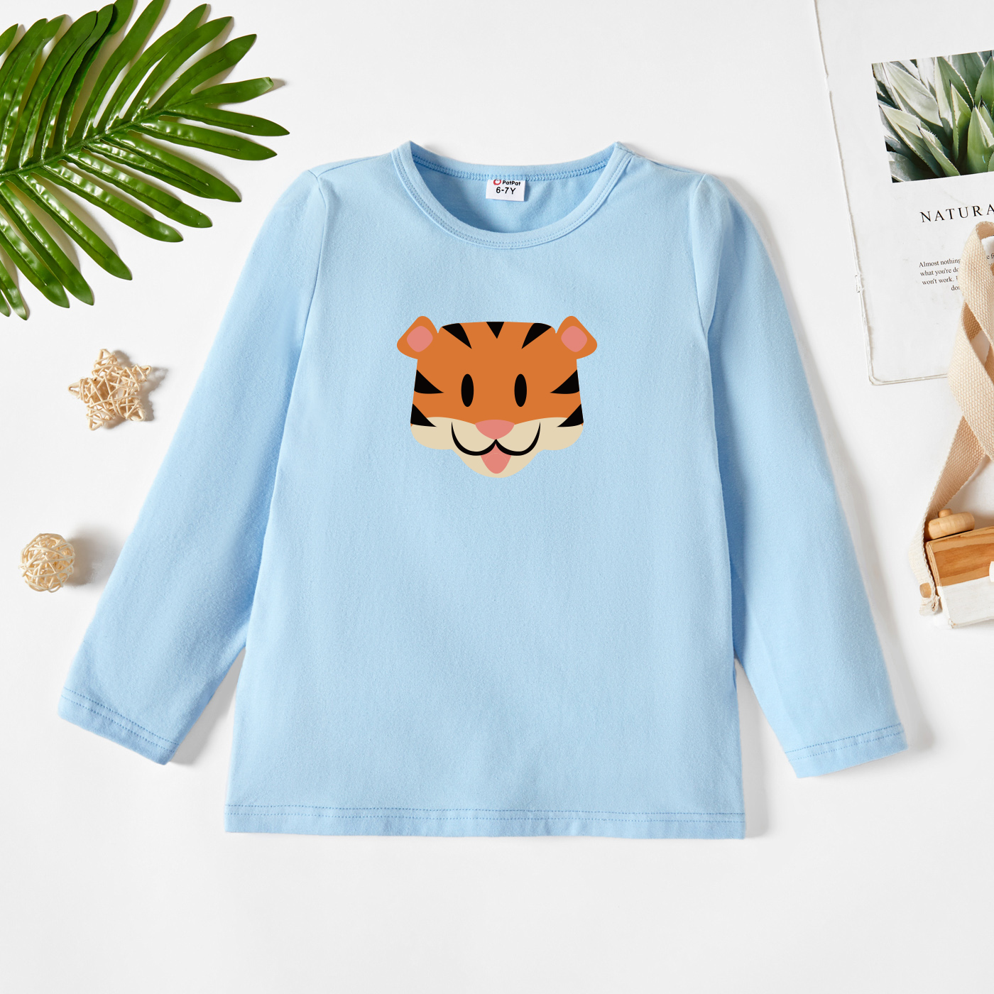 

Kids Graphic Light blue Long-sleeve Tee