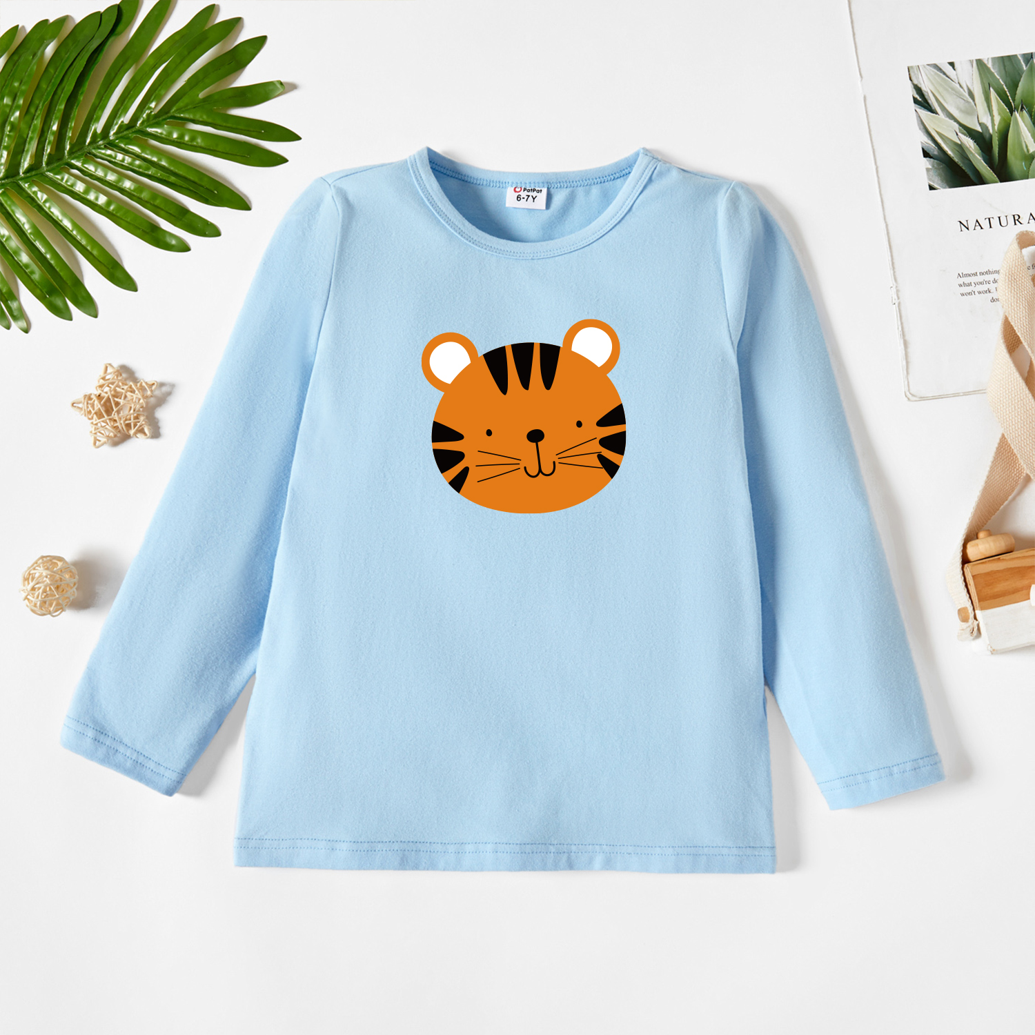 

Kids Graphic Light blue Long-sleeve Tee