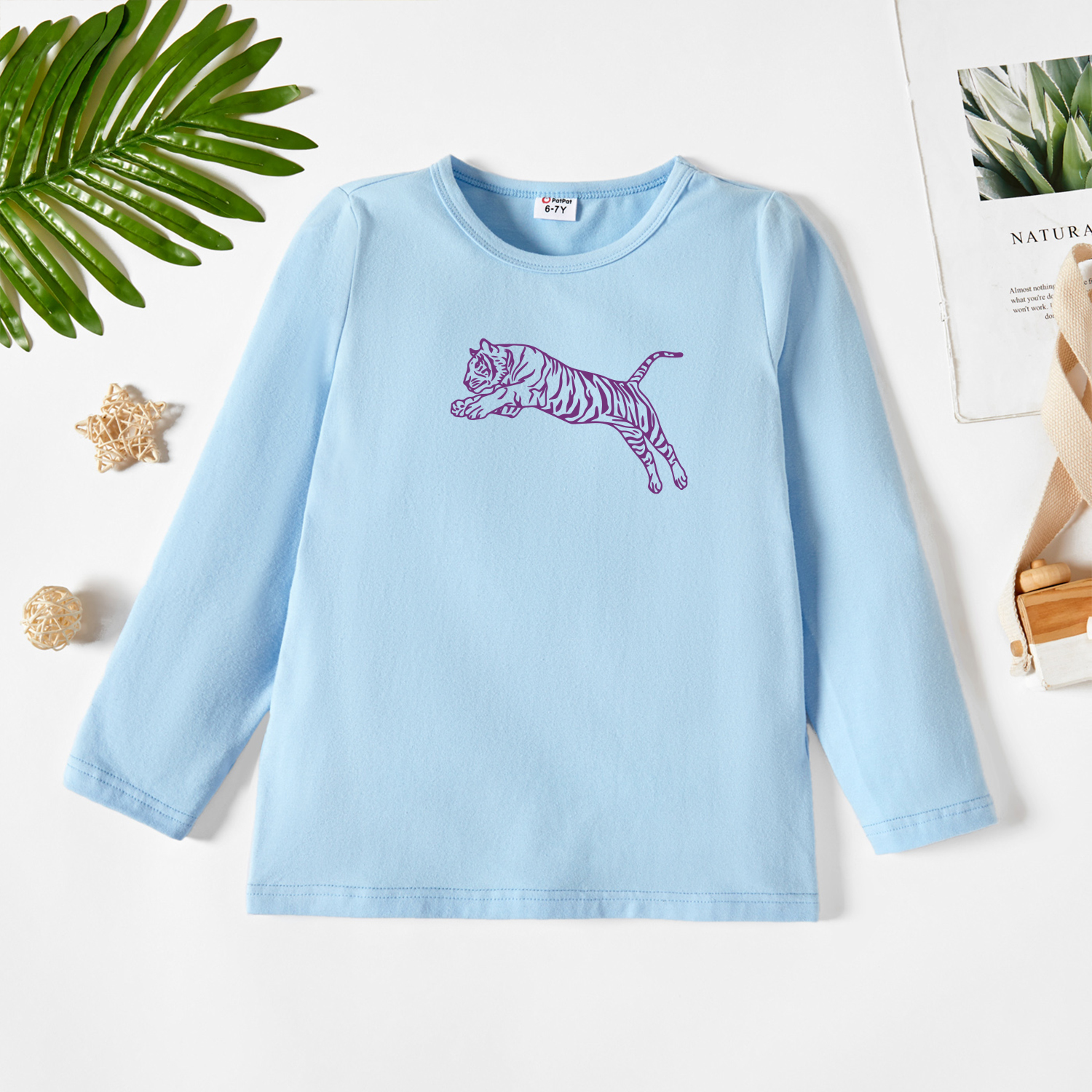 

Kids Graphic Light blue Long-sleeve Tee