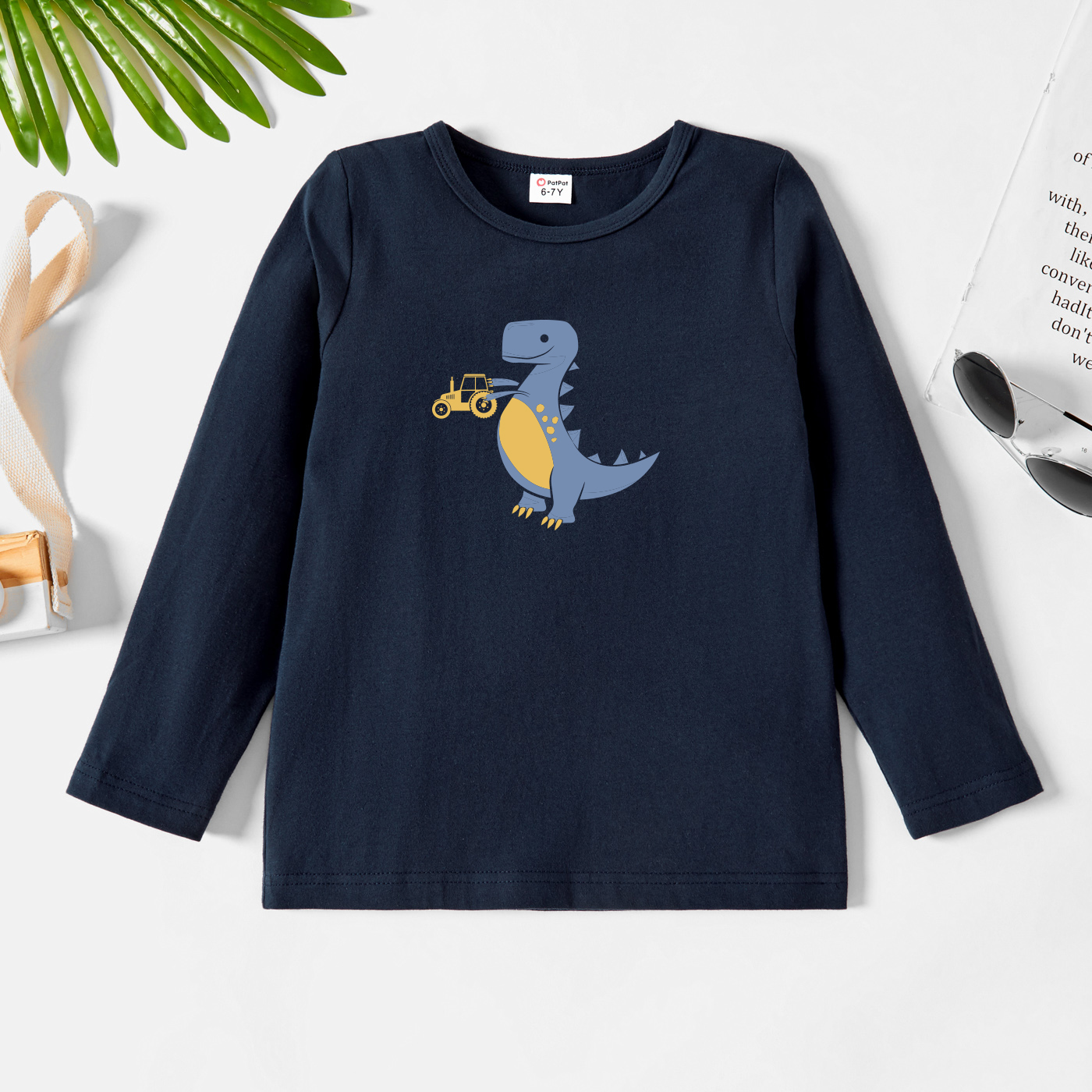 

Kids Graphic Dark Blue Long-sleeve Tee