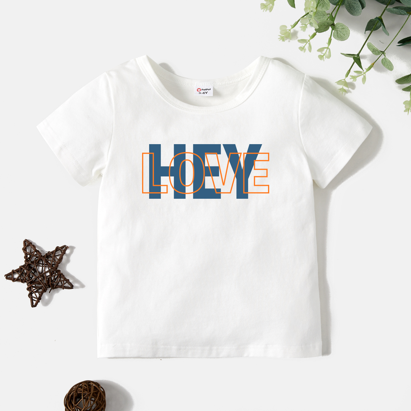 

Toddler Graphic White Short-sleeve Tee