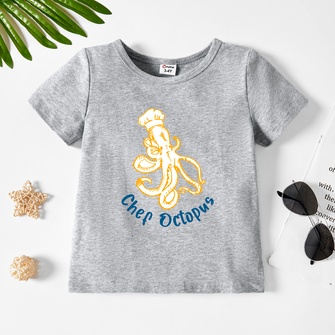 

Toddler Graphic Light gray Short-sleeve Tee
