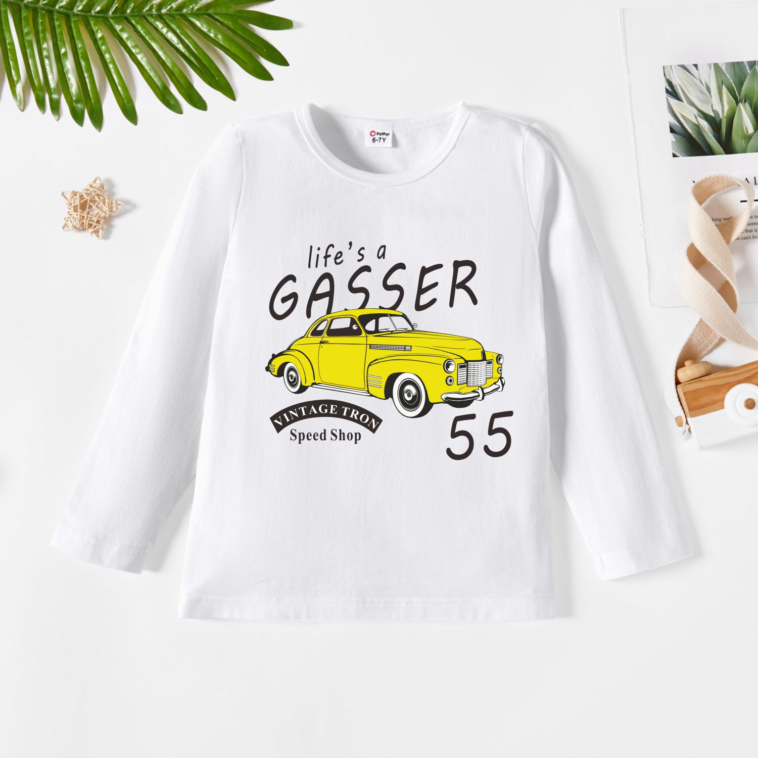 

Kids Graphic White Long-sleeve Tee
