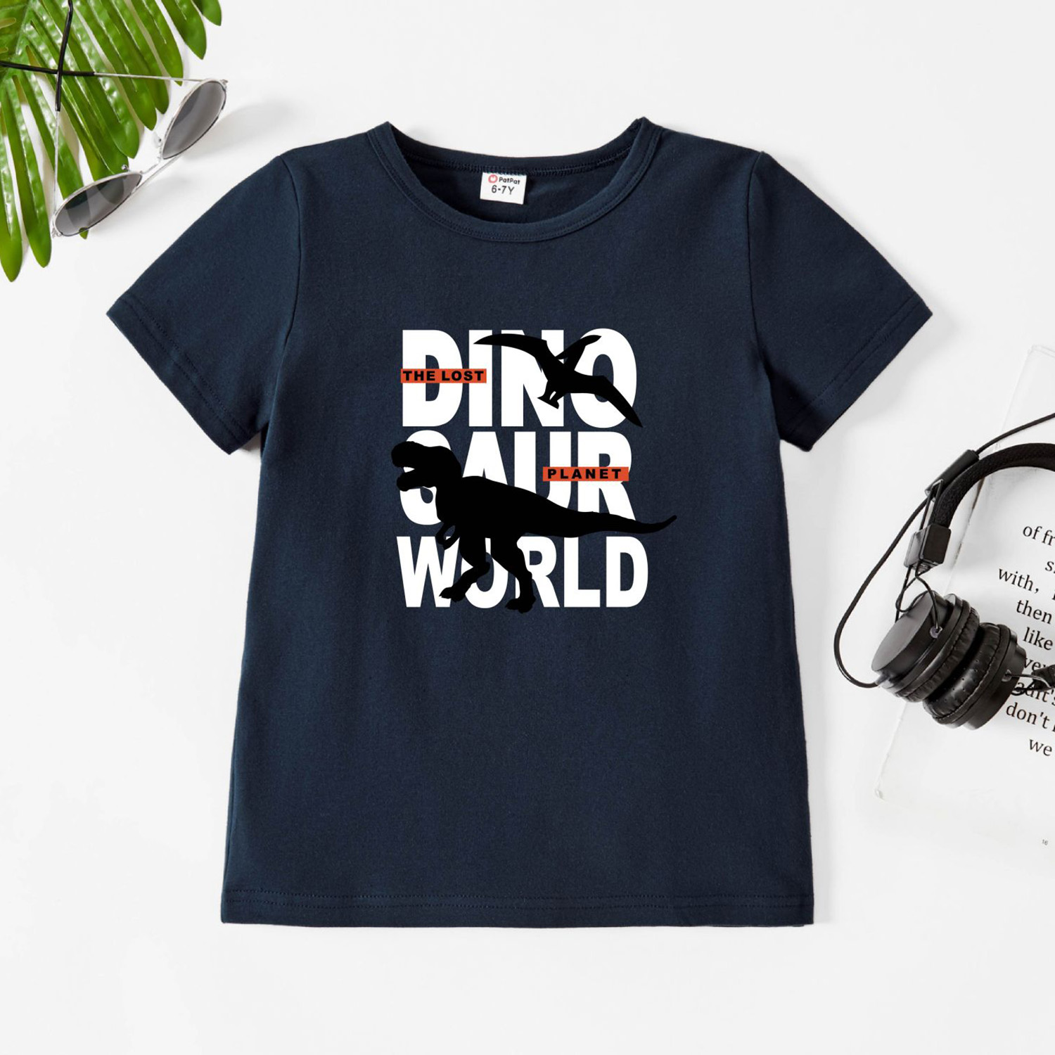 

Kids Graphic Dark Blue Short-sleeve Tee