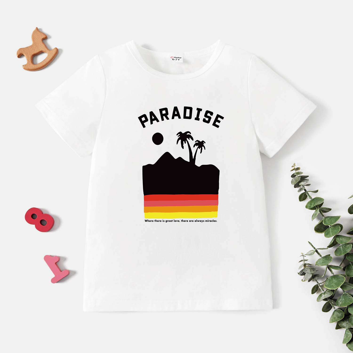 

Kids Graphic White Short-sleeve Tee