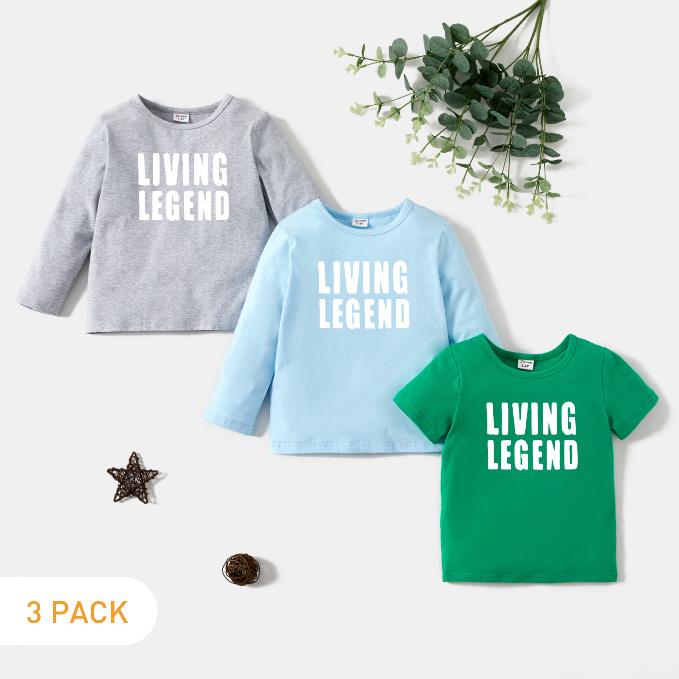 

3-Pack Toddler Graphic Tee Set