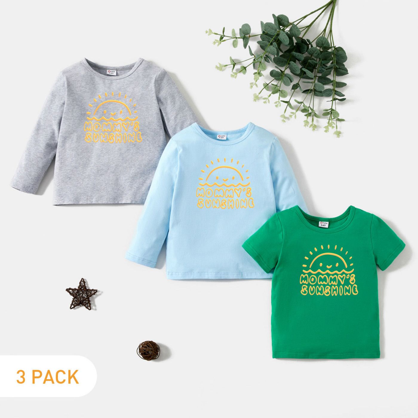 

3-Pack Toddler Graphic Tee Set