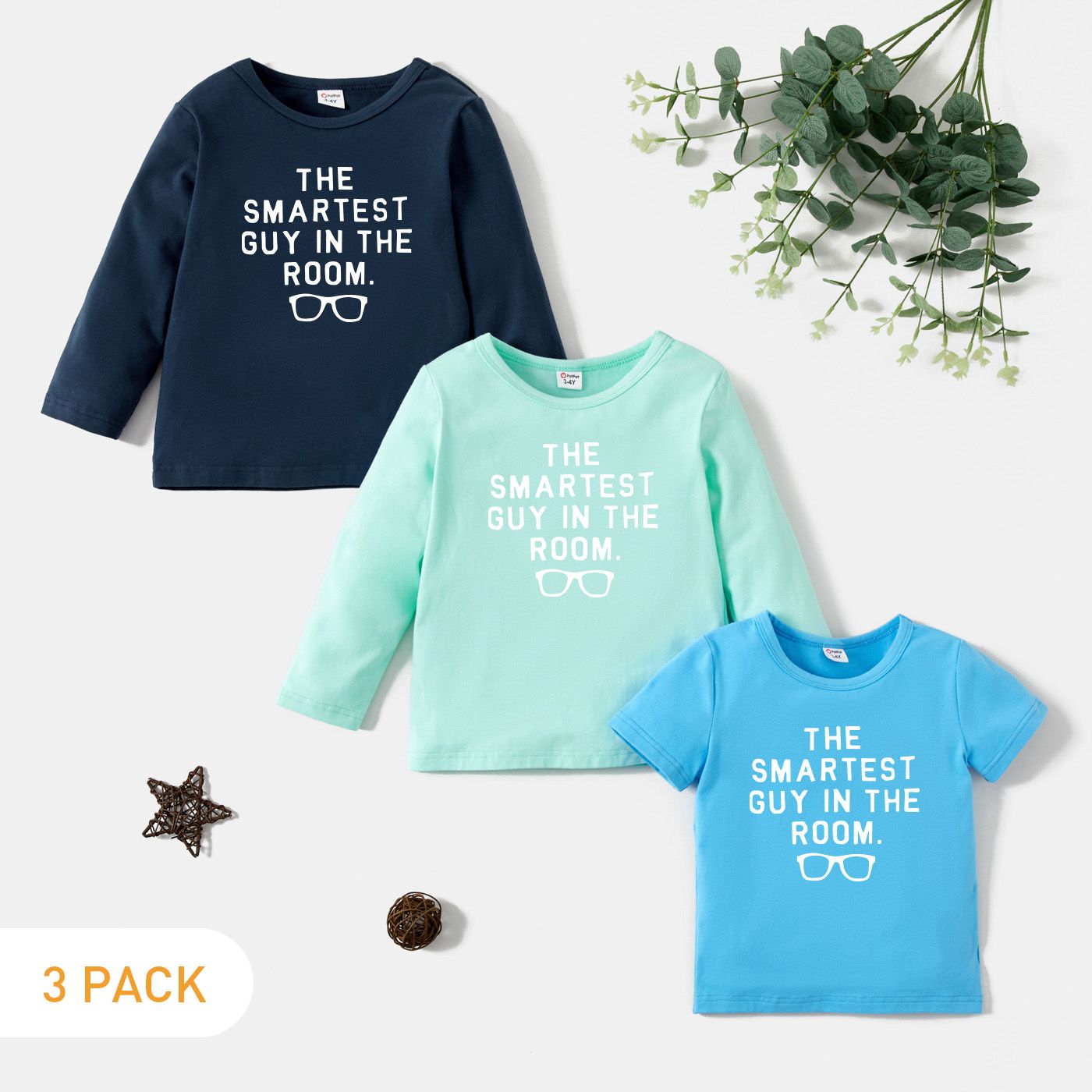

3-Pack Toddler Graphic Tee Set