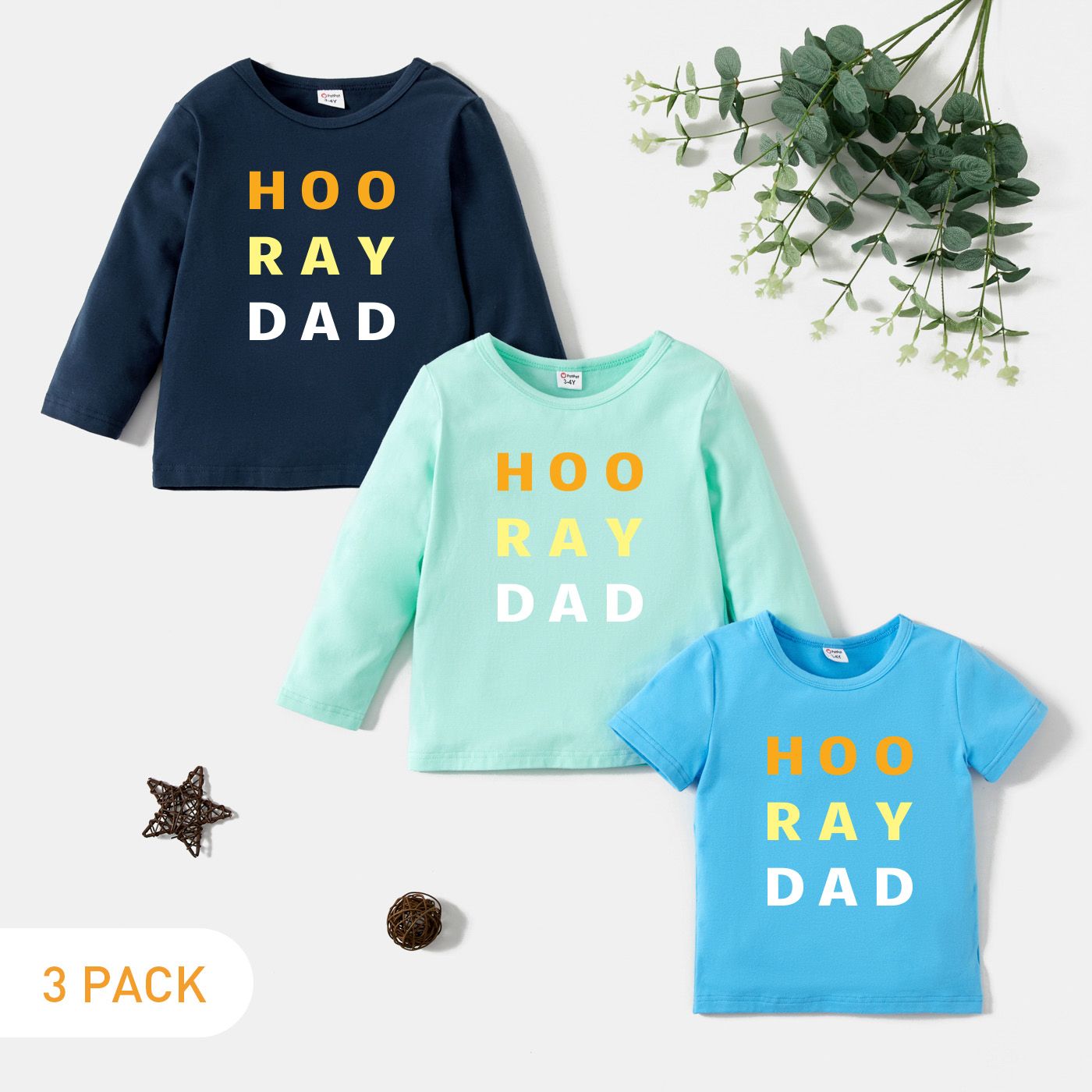 

3-Pack Toddler Graphic Tee Set