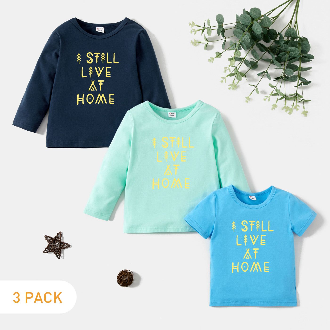 

3-Pack Toddler Graphic Tee Set