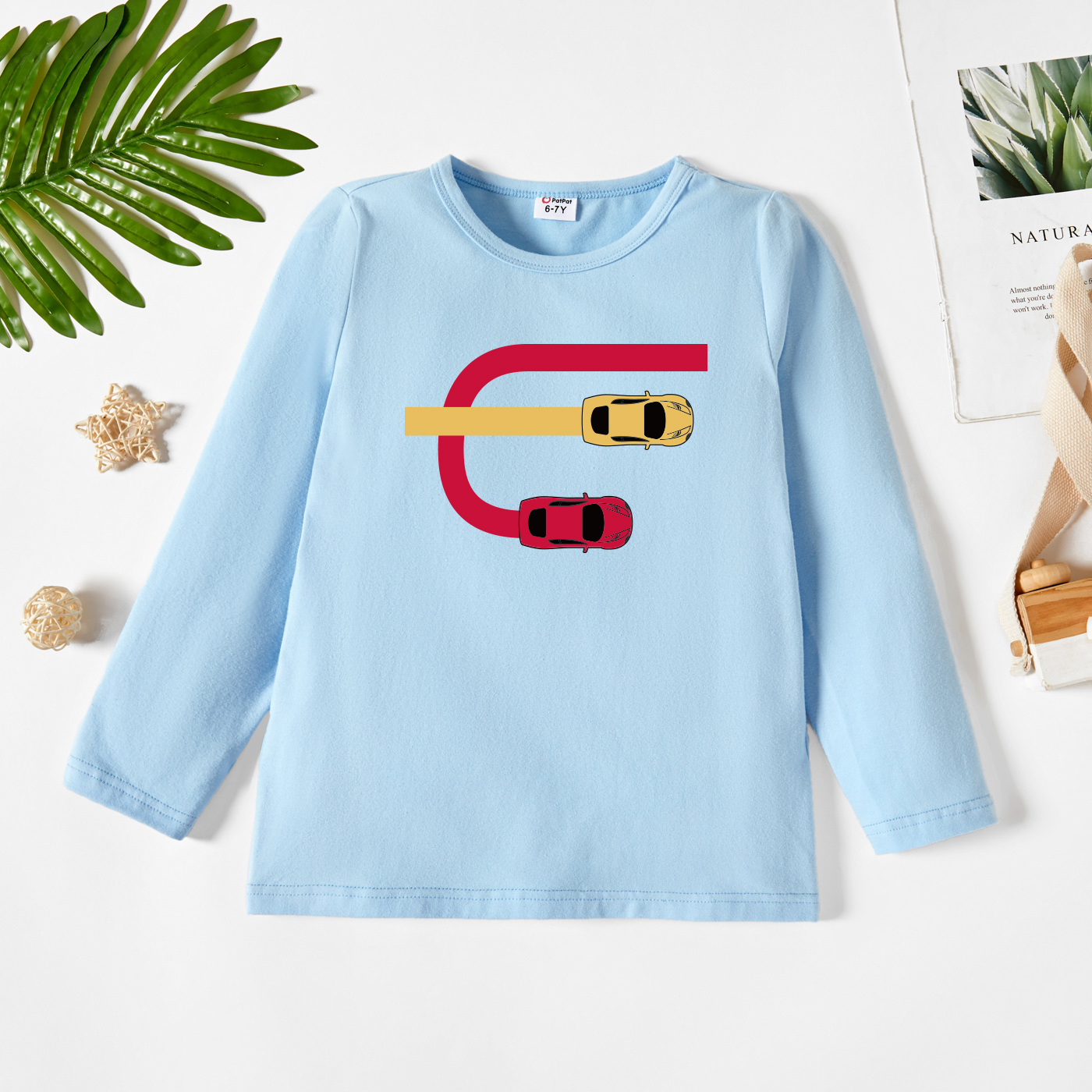 

Kids Graphic Light blue Long-sleeve Tee