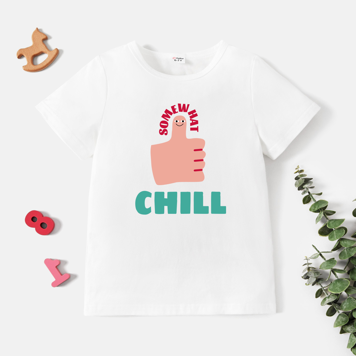 

Kids Graphic White Short-sleeve Tee
