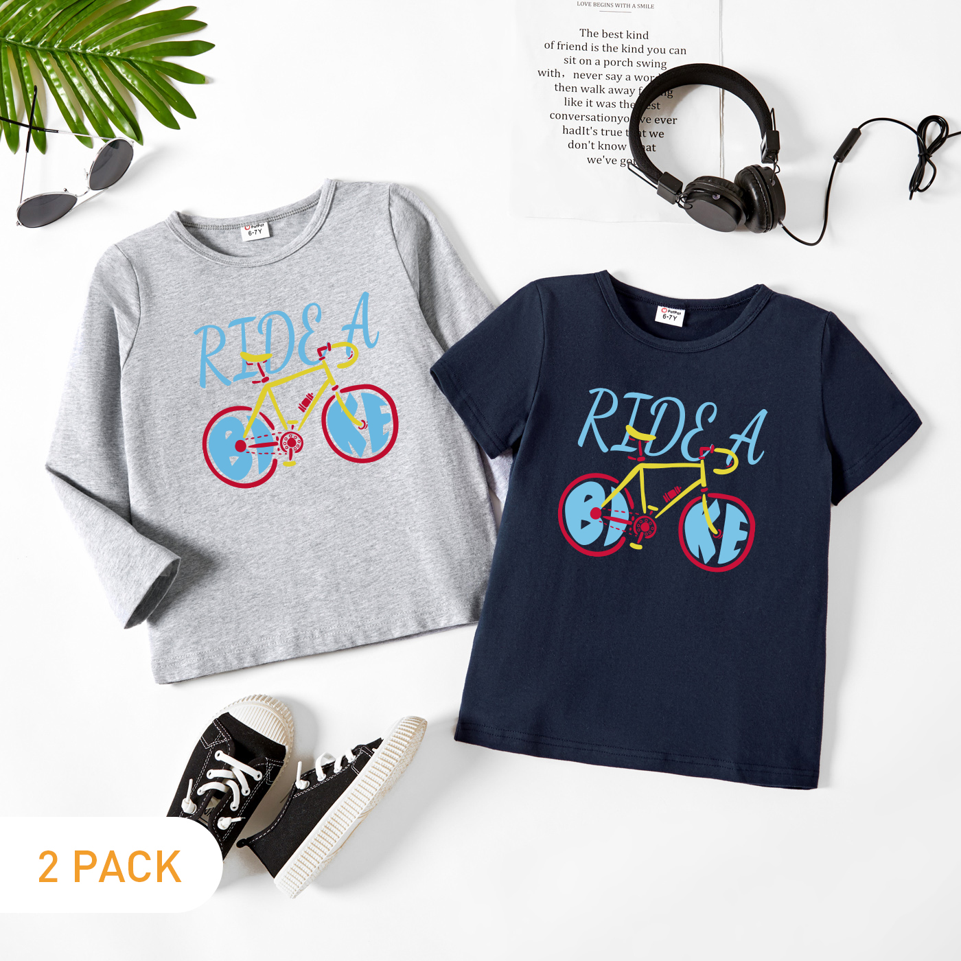 

2-Pack Kids Graphic Tee Set