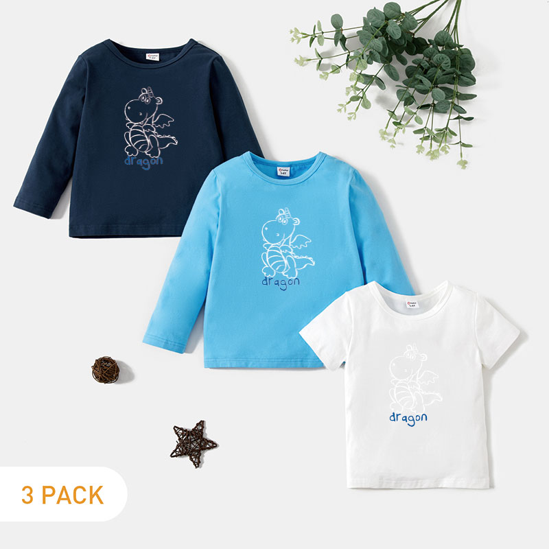 

3-Pack Toddler Graphic Tee Set