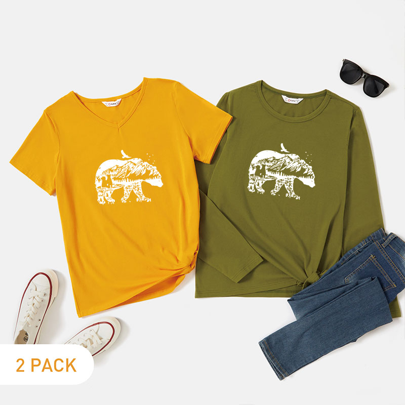 

2-Pack Graphic Tee Set For women