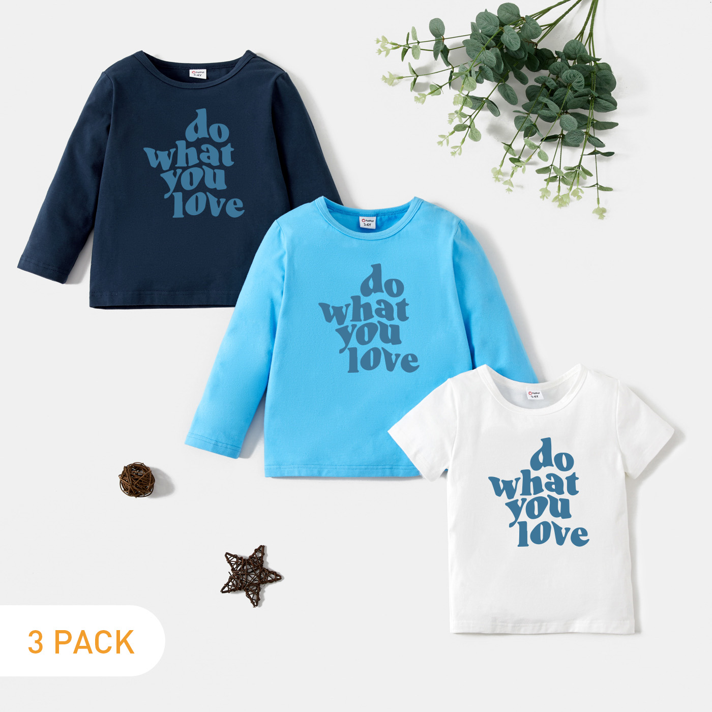 

3-Pack Toddler Graphic Tee Set