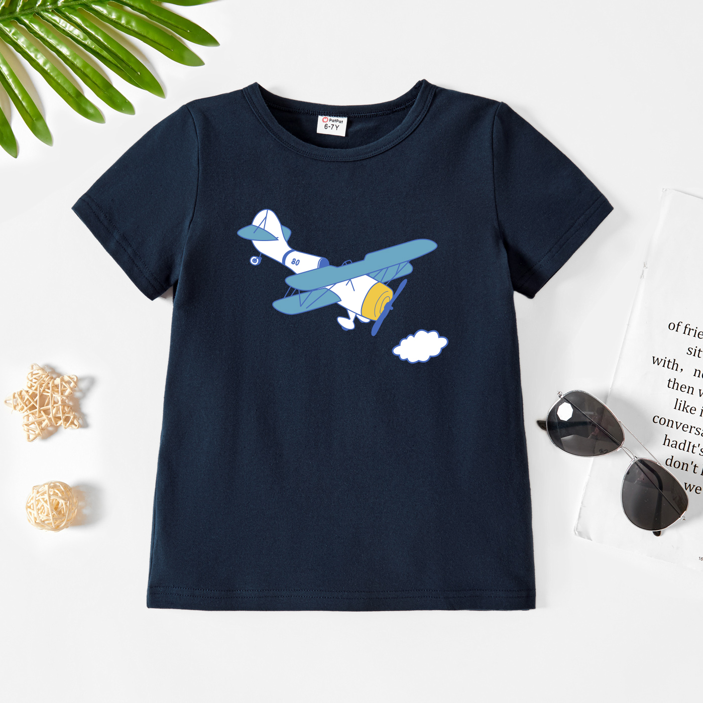 

Toddler Graphic Dark Blue Short-sleeve Tee