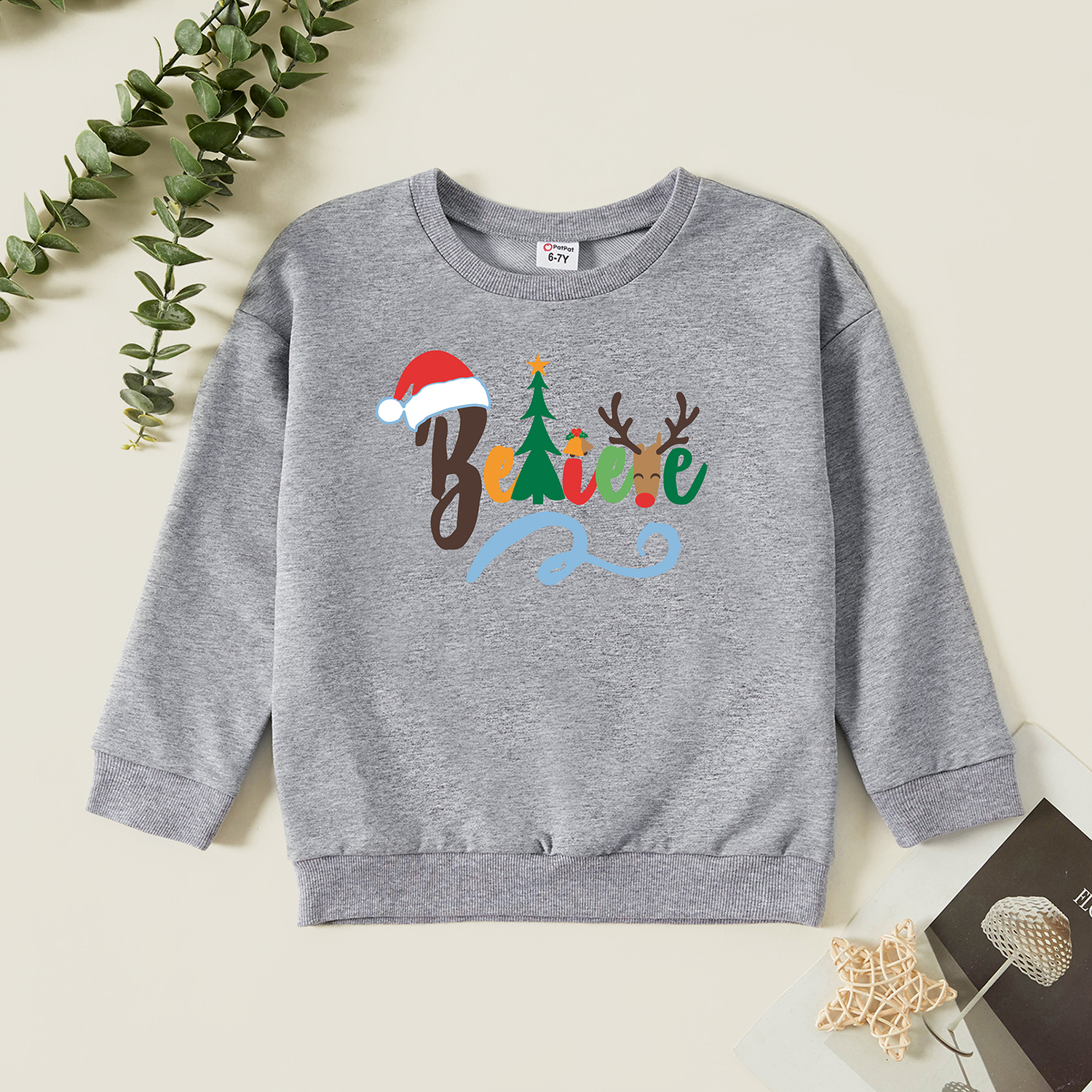 

Kids Graphic Light gray Long-sleeve Pullover
