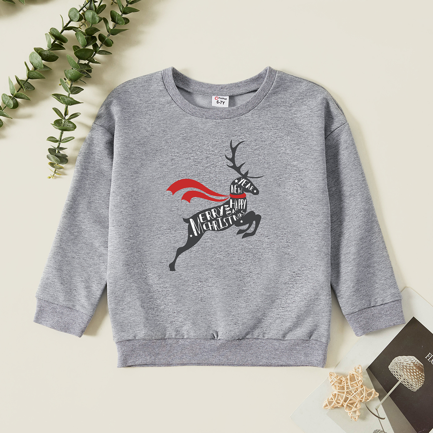 

Kids Graphic Light gray Long-sleeve Pullover
